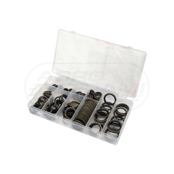 Sada gumových a kovových podložek 150 ks