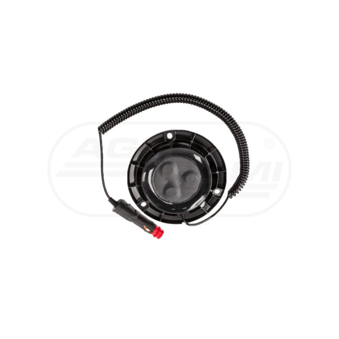 12/24 LED výstražné svietidlo s magnetom, UFO, 1 funkcia, Power LED