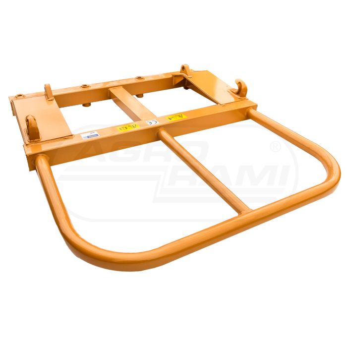 EURO-NORM bale transport forks 1000 kg, 4-tine (without teeth)