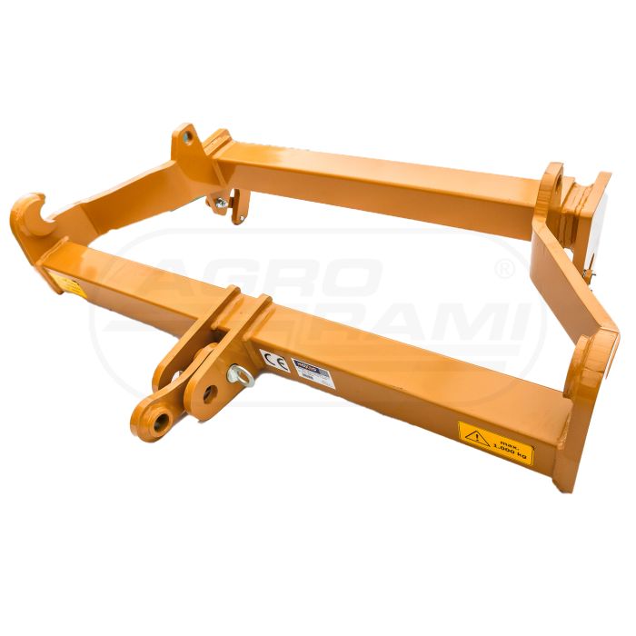 Tříbodový adaptér, Euro norma, tříbodový závěsný rám, kategorie 2, 1000 kg