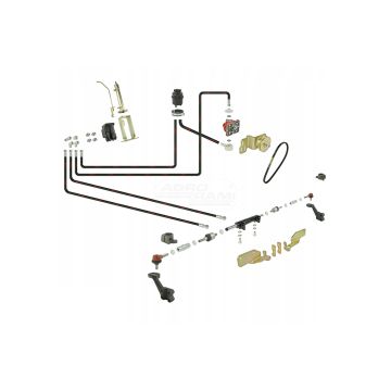 Podpěrná sada C-330, plochá osa, příčný pohon