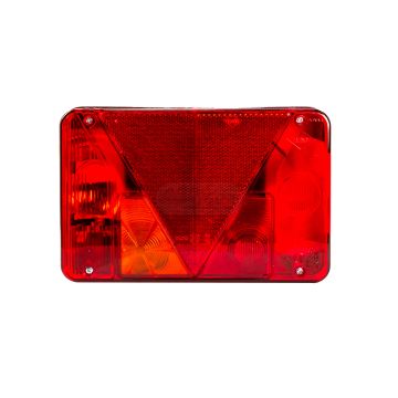 Skladané zadné svetlo s odrazovým trojuholníkom HOR 45, jednotlivý smerový ukazovateľ, pravý HORPOL