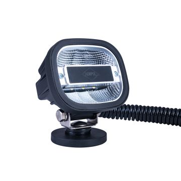 HOR142 LED pracovná lampa12/24V-10W - špirálový kábel 8m - rozptýlené svetlo 120lm