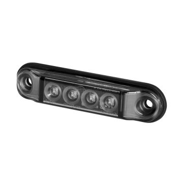 Tenké krátke obrysové svetlo HOR 88G-GRAPHITE zadné obrysové svetlo LED12/24V kábel 2x0,75mm-0,5mb