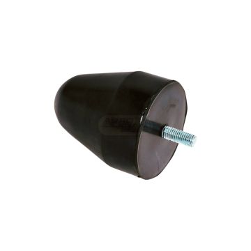 Malá kónická pryžová pružina H-110X95 M12