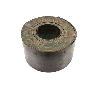 Planche en caoutchouc renforcé 4mm/200mm - paquet de 10 mètres