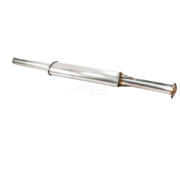 C-385 Turbo muffler straight outlet INOX 89014040