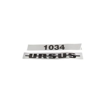 Satz Aufkleber, verschiedene Typen Ursus U-1034, U-1012, U-1234