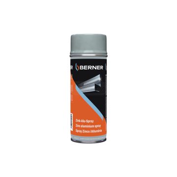 Aluminium-Zink-Spray silbergrau 400ml Berner 409121 148592, 409121 BERNER