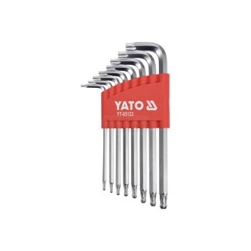 Sada kľúčov s guľkou dlhé TORX YATO T9-T40 8 ks