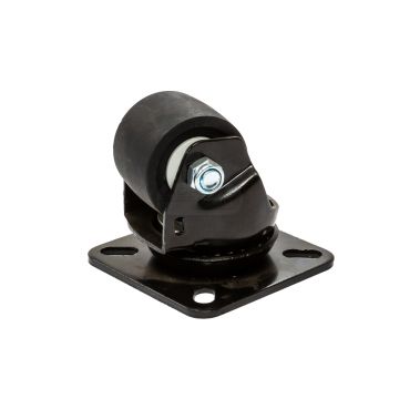 Roue en caoutchouc 50 pivotante, 300 kg.