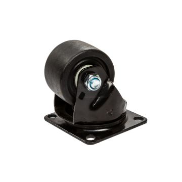 La roue est en caoutchouc, pivotante 75, 600 kg.