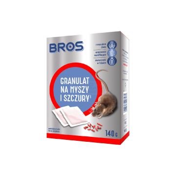 Granule pro myši a potkany 140g - BROS