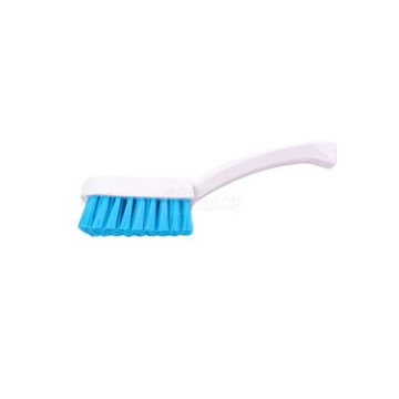 Brush with short handle trapezoidal white