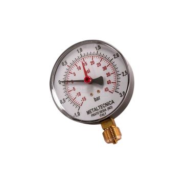 Vakuový manometr o průměru 100 mm