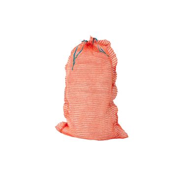 Sac Raschel orange-léger 30kg, 50x80 cm Strong, paquet de 100 pièces