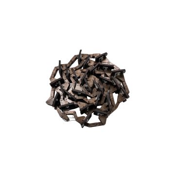 Ensemble de convoyeur à chaîne 26 lames 619298 longueur 106 rouleaux plus clip