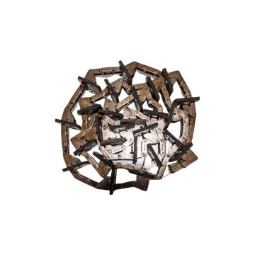 Ensemble de convoyeur à chaîne 26 lames 619298 longueur 104 rouleaux plus un clip