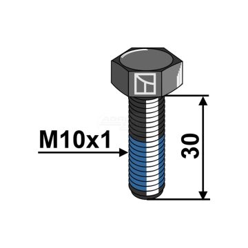 ŠROUB S BEZPEČNOSTNÍM ZÁVITEM M10X30 12,9 IND