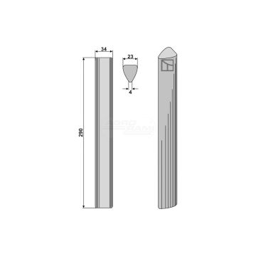 AKTIVNÍ ZUB brány 290MM IND