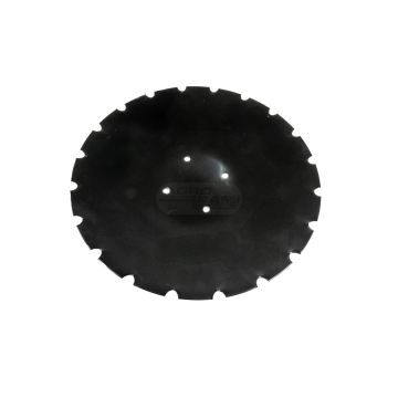 Cultivation disc 460/4, finely toothed, open on a circle D=120