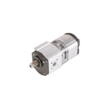 Pompe hydraulique 565-75 BOSCH 566-75 double 19+11 cm3/tr, direction L, cône 1:5, B 17x17) M