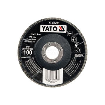 Oblúkový brúsny kotúč P60 YATO 125 mm