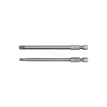 Skrutkovačové hroty TORX SECURITY YATO 1/4" T20x100mm, T30x100mm 2 ks