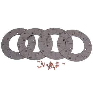 Case IH Scheibenbelagsatz 180x100x5mm Komfort 0875.02.87 6005000412, 6005000413, 6005003080, 7701 KOMFORT