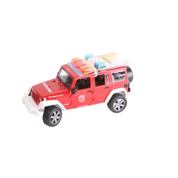 Jeep Wrangler hasičské auto s figúrkou Bruder 02528
