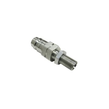 Hydraulic quick connector, long plug M16x1.5, external EURO thread