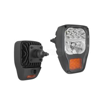 Projecteur avant avec LED, support arrière et connecteur intégré DT04-6P - droit / gauche WESEM