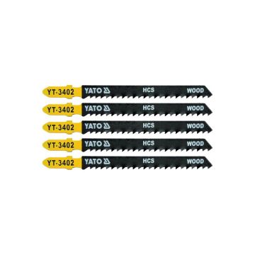 T-Type Jigsaw Blade, 8 TPI for Wood YATO 5 pcs