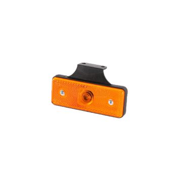Rectangular outline light with reflector and hanger - orange HORPOL