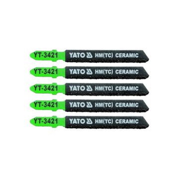 T-Type Jigsaw Blade for Ceramic YATO 5 pcs