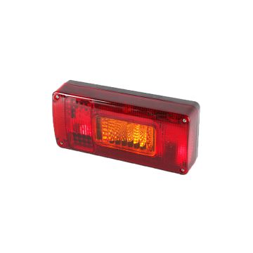 Kombinované zadné svetlo s oranžovým smerovým svetlom a svetlom proti hmle - pravé HORPOL