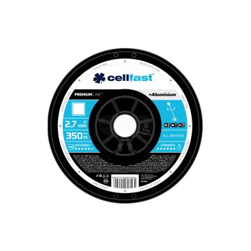 Rezacia struna na cievke PREMIUM - štvorcová 2,7 mm, 350 m