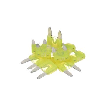 FUSE,20A, Mini, Yellow