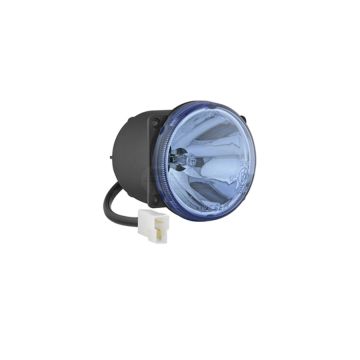 Halogen-Straßenscheinwerfer mit Kabel und AMP Faston-Stecker - bläulich WESEM