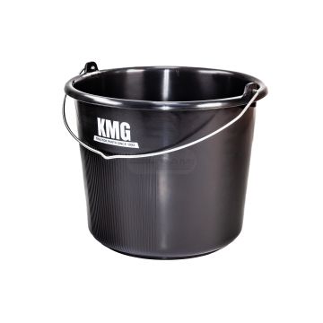 Seau rond avec anse 12L (Noir) KMG