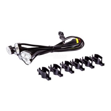 Sada 6 univerzálnych pracovných lámp HORPOL na osvetlenie pracovného priestoru strojov HORPOL