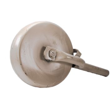 Support wheel complete with axle