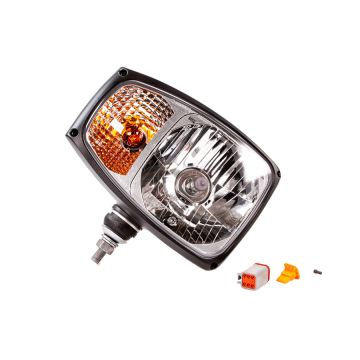 Projecteur avant type H4 avec connecteur DT04-6P - droit WESEM