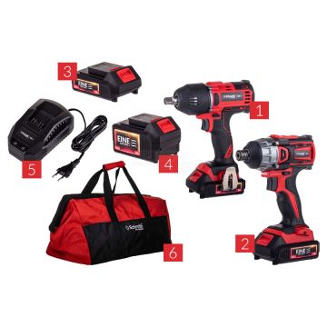 Sada elektrického náradia č. 3, 6-dielna Schmith