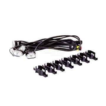 Sada 7 univerzálnych pracovných lámp HORPOL na osvetlenie pracovného priestoru strojov HORPOL