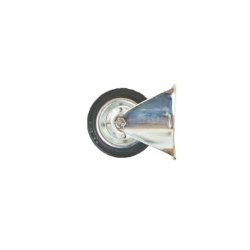Fixed rubberized metal wheel 100x20 KMG KMG-100 POLISH PRODUCT
