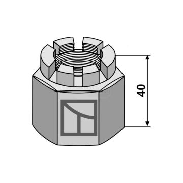 MATICE M39X4 PRO HŘÍDEL ČTVRTNÝ 40X40 IND