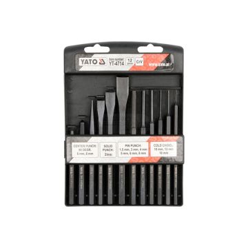 Cutters and Center Punches CRV YATO 12 pcs