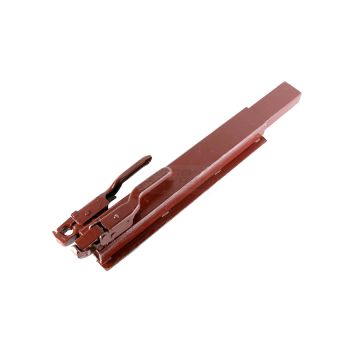 Left post of the rear wall