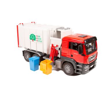 Smetiarske auto MAN TGS so bočným nakládaním Bruder 03761